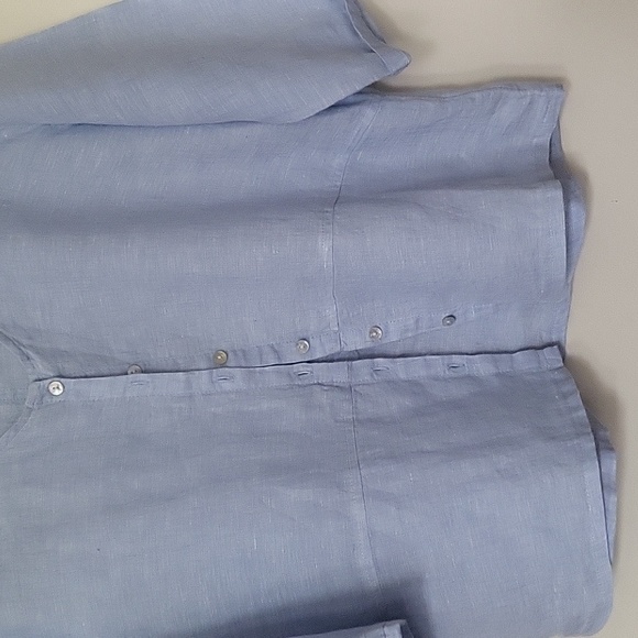 100% LINEN TOP - Picture 3 of 5